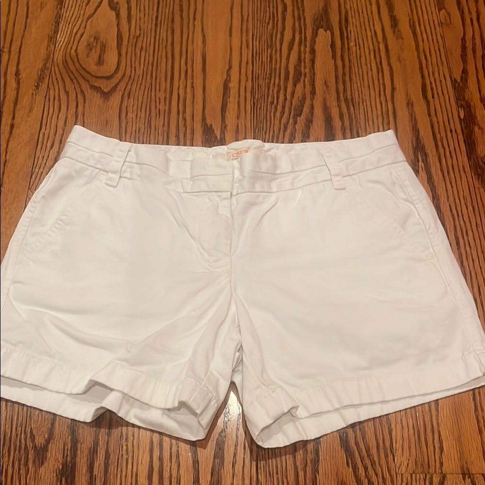 J. Crew Women's Classic White Shorts